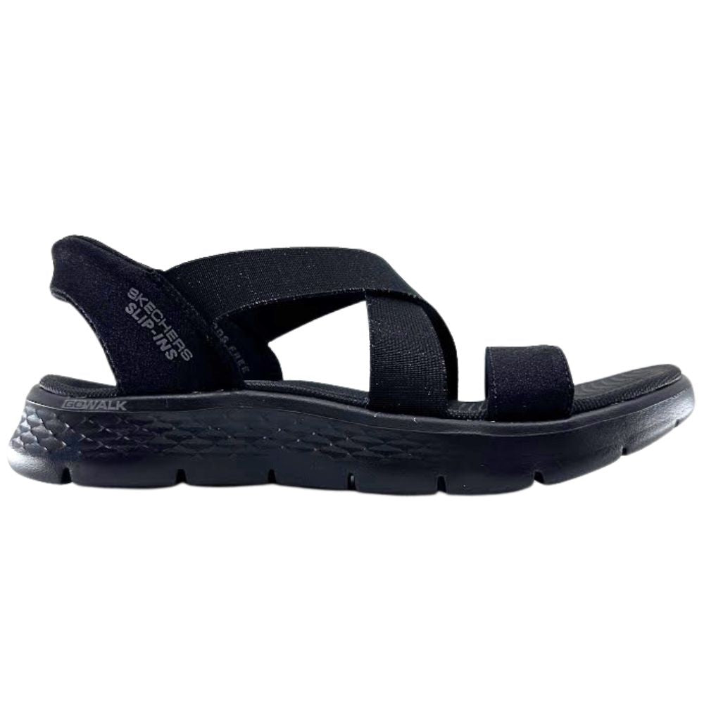 SKECHERS GO WALK FLEX SANDAL BLACK