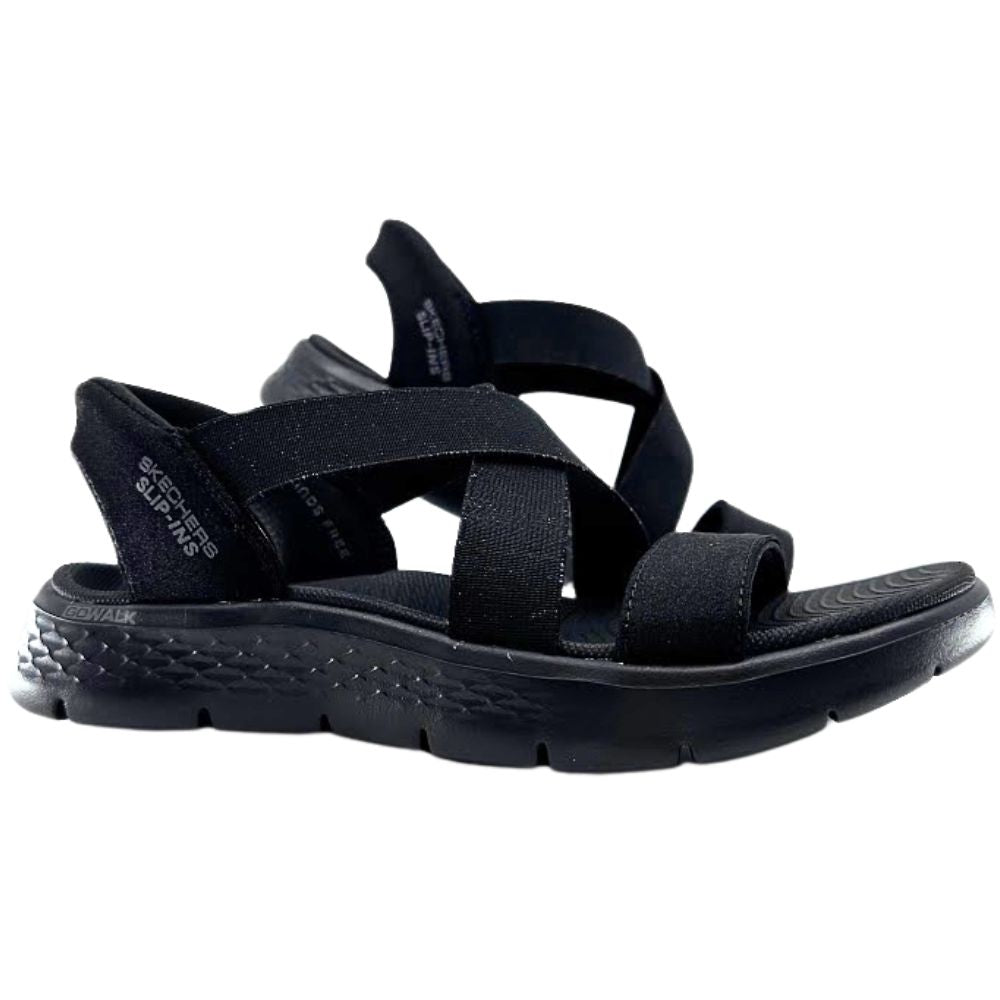 SKECHERS GO WALK FLEX SANDAL BLACK