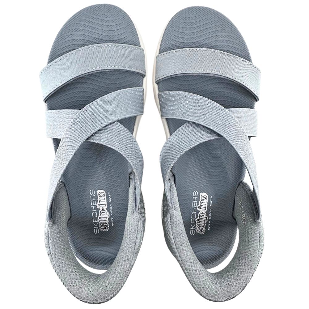 SKECHERS GO WALK FLEX SANDAL GREY