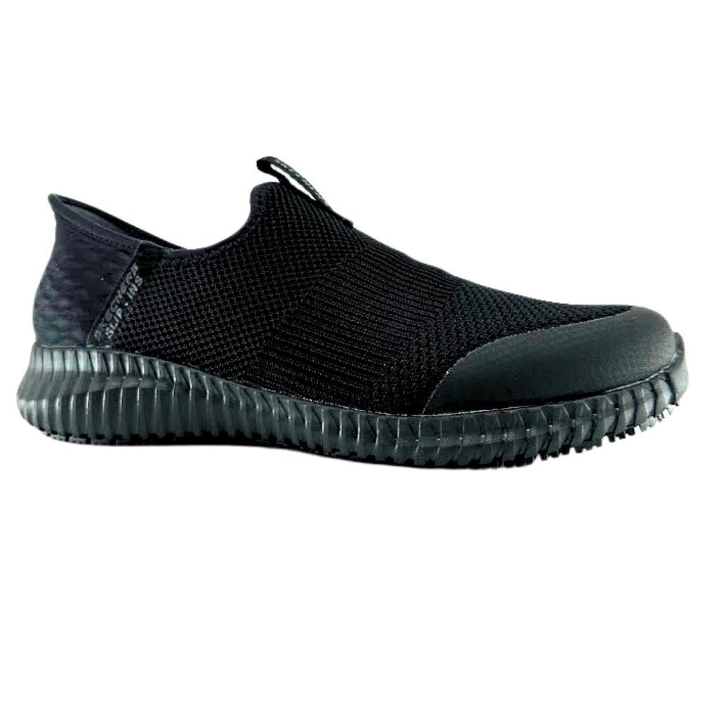 SKECHERS WORK SLIP-IN CESSNOCK - GWYNEDD BLACK