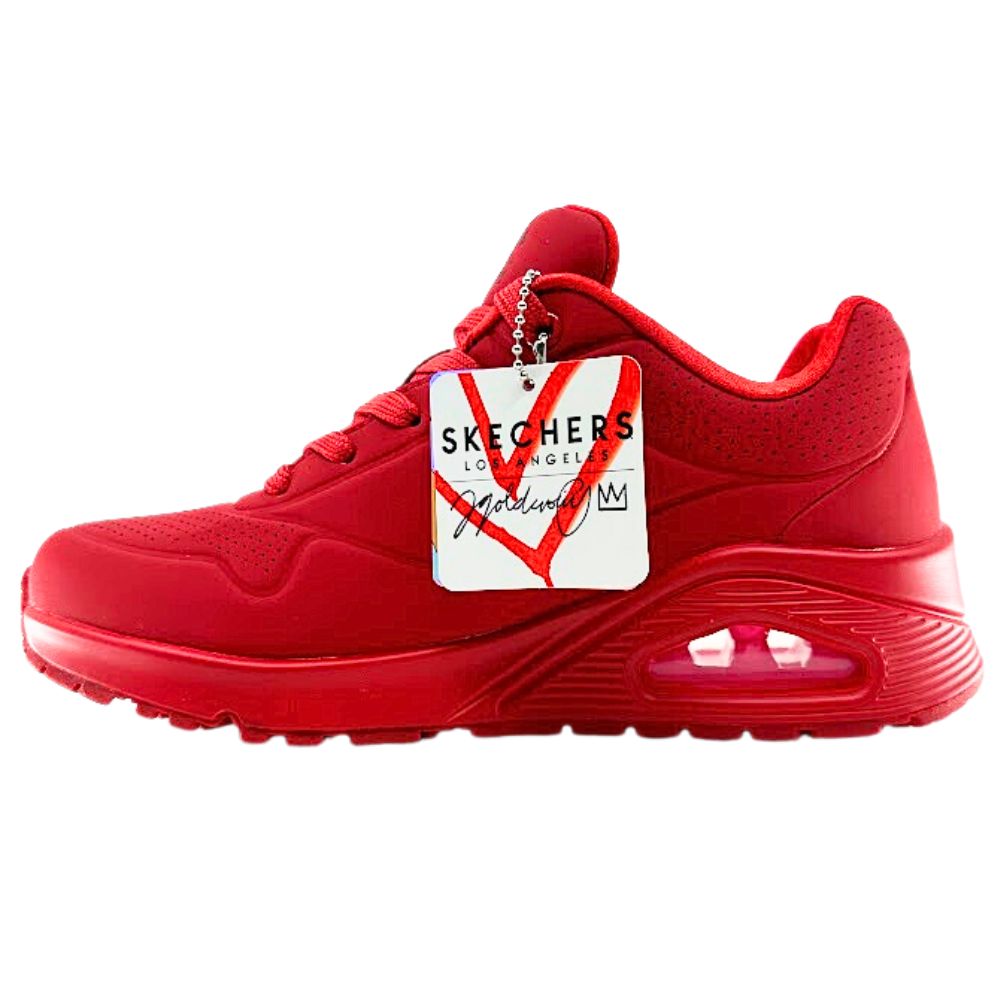 SKECHERS X JGOLDCROWN UNO: DRIPPING IN LOVE RED/PINK