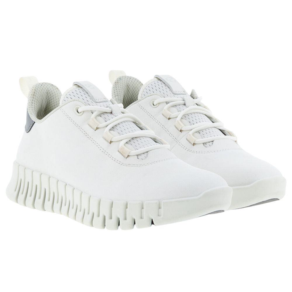 ECCO GRUUV WHITE LIGHT GREY