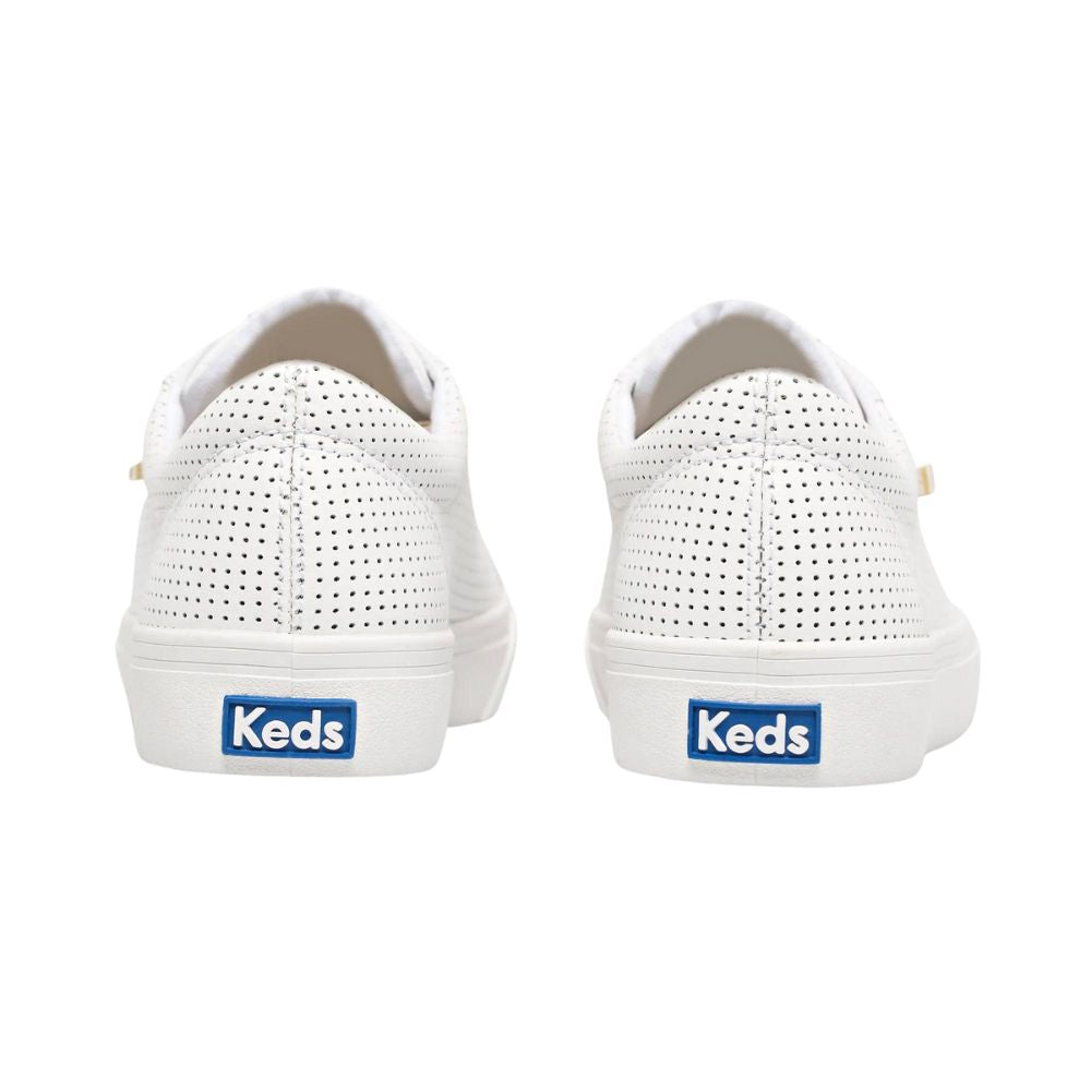 KEDS JUMP KICK PERFORATED LEATHER WHITE GOLD