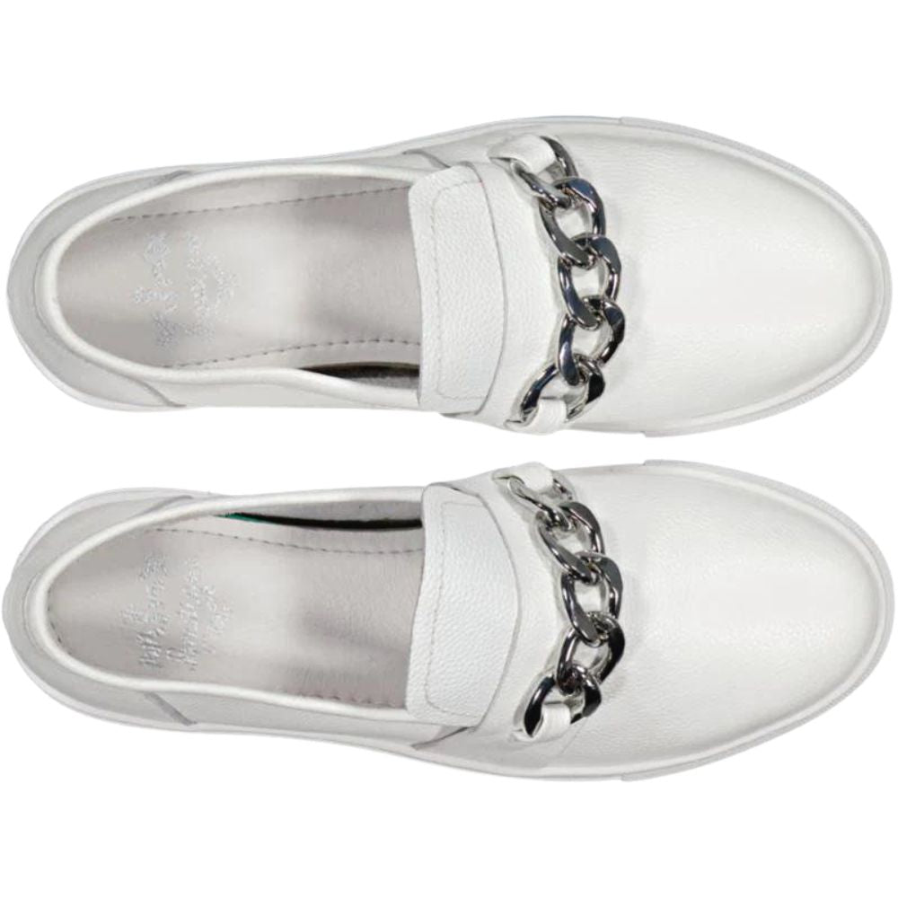 MINX JULIANO WHITE MILLED SILVER CHAIN