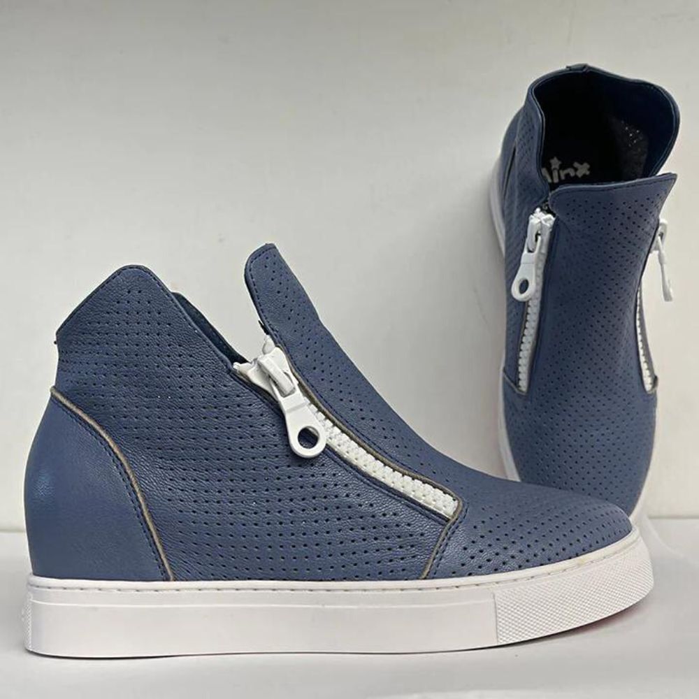 MINX WILLOT ZIP DENIM PERF